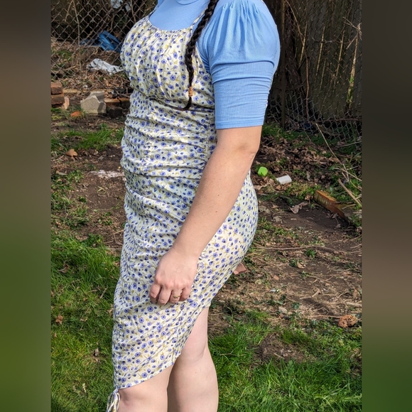 Spring midi dress - Picture 2 of 5